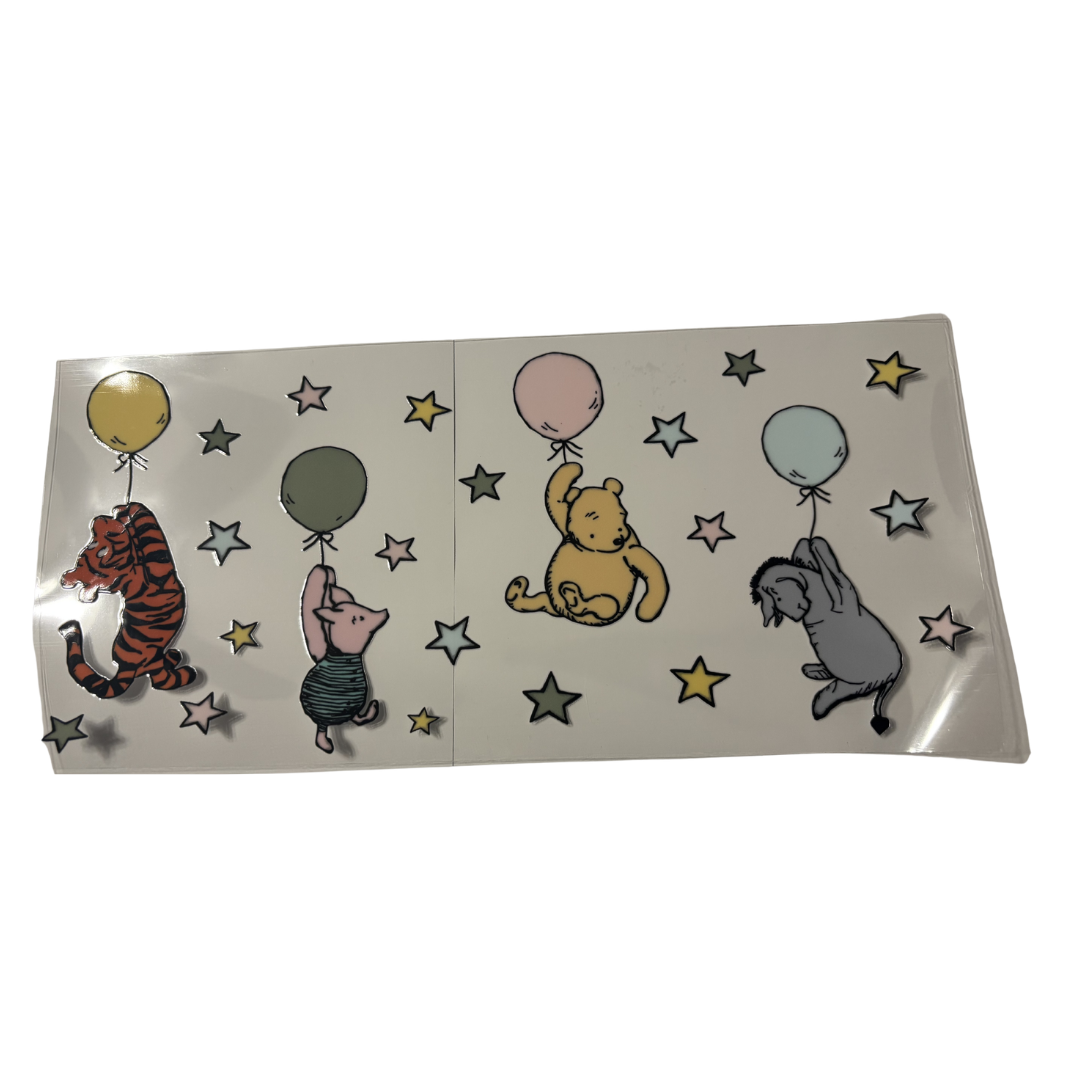 Woodland Bear  Balloons DTF - Wrap