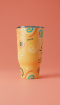 Sunny Yellow Encouragement Travel Mug